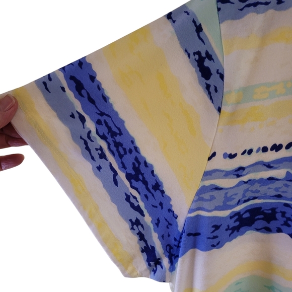 Shenanigans Woman striped short sleeve tee- 3X.           J106 - Picture 4 of 6